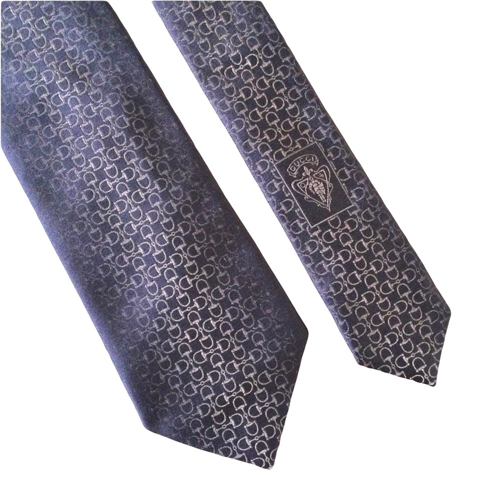 Gucci Dark Brown Silk Tie NWOT